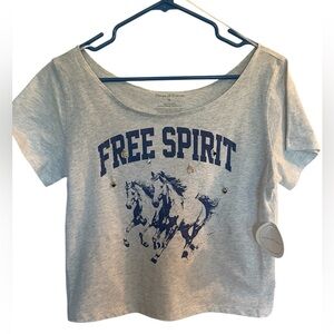 House of Cotton size medium cowgirl Western cotton t shirt with charms